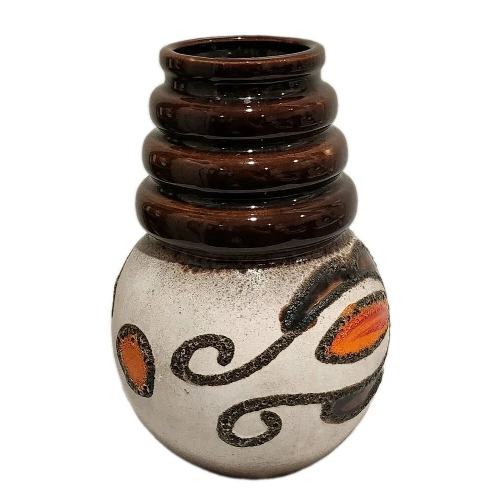 Vintage Scheurich 269-22 Wien Fat Lava Vase West Germany MCM 1970s 9